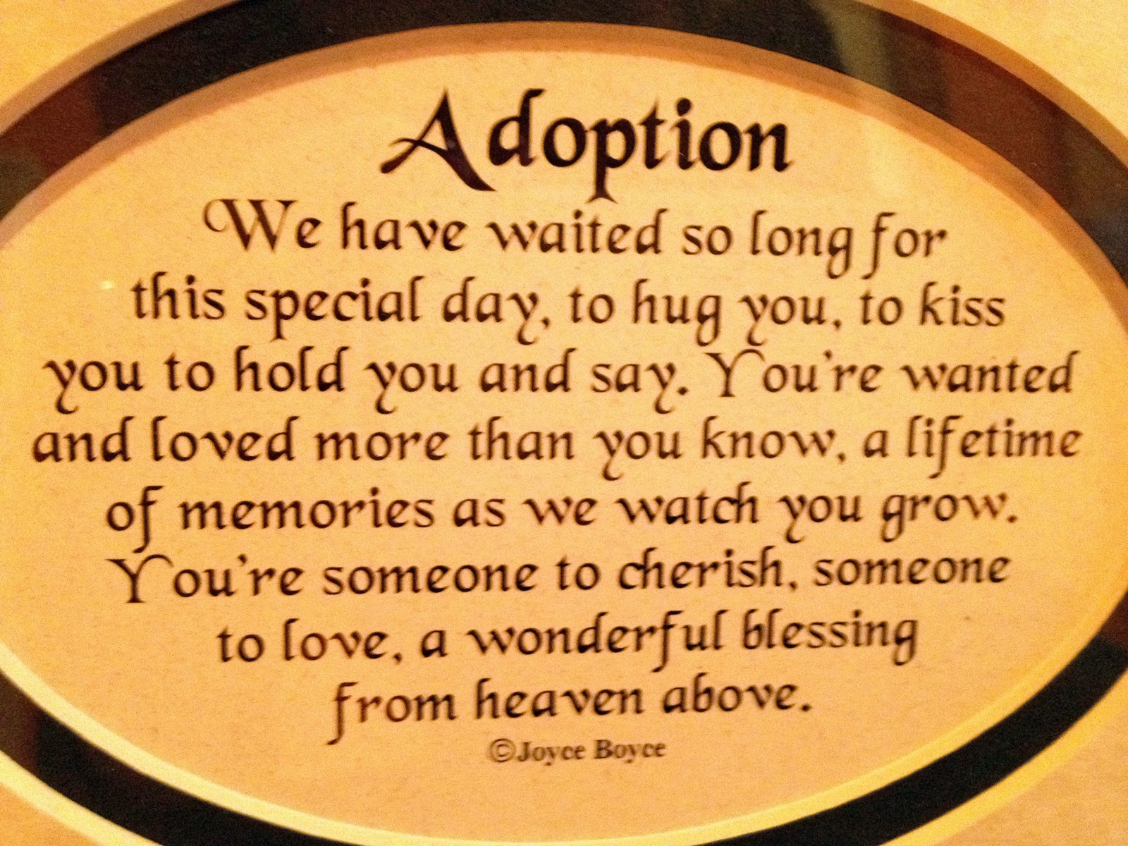 put up for adoption phrases